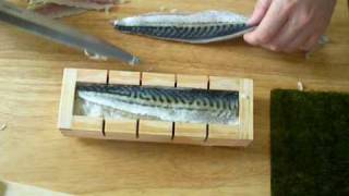 Oshizushi (sushi pressé) au maquereau mariné - Ma Cuisine Japonaise