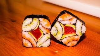Mosaic Sushi Roll Recipe - Japanese Food Recipe