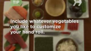How To Make Hand Roll Sushi